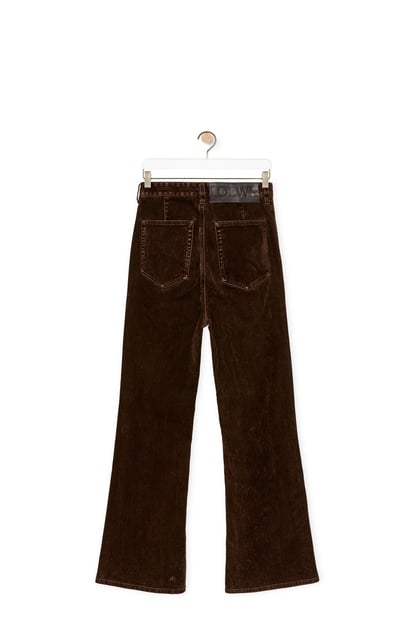 LOEWE Bootleg jeans in denim Coffee Bean plp_rd