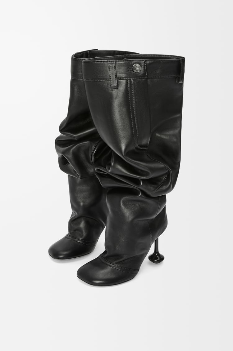 LOEWE トイ オーバーニーブーツ（ナパラム） ブラック