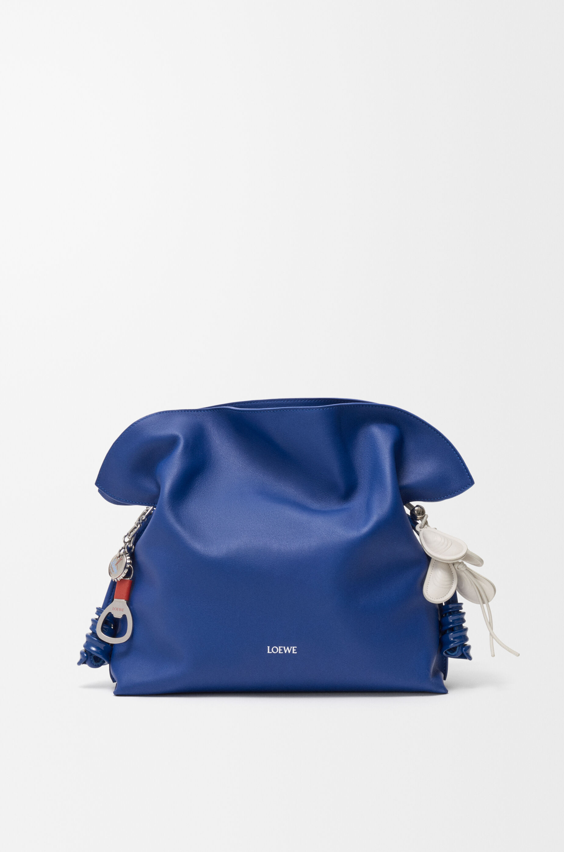 Multi shell charm in leather White - LOEWE USA Official Website Multi shell charm in leather White - LOEWE USA Official Website
