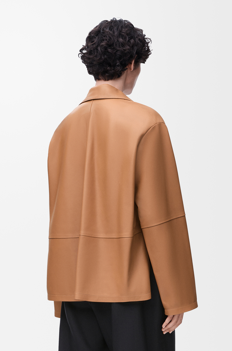 LOEWE Pyjama blouse in nappa lambskin Toffee