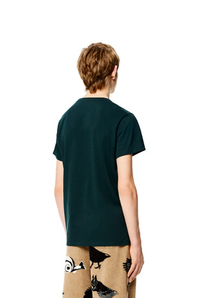 LOEWE Camiseta en algodón con Anagrama Verde Bosque plp_rd