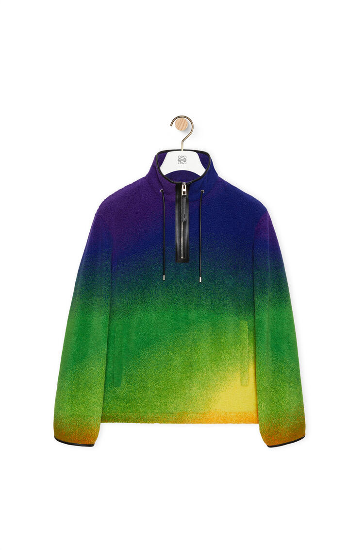LOEWE Rainbow fleece jacket in polyamide Multicolor