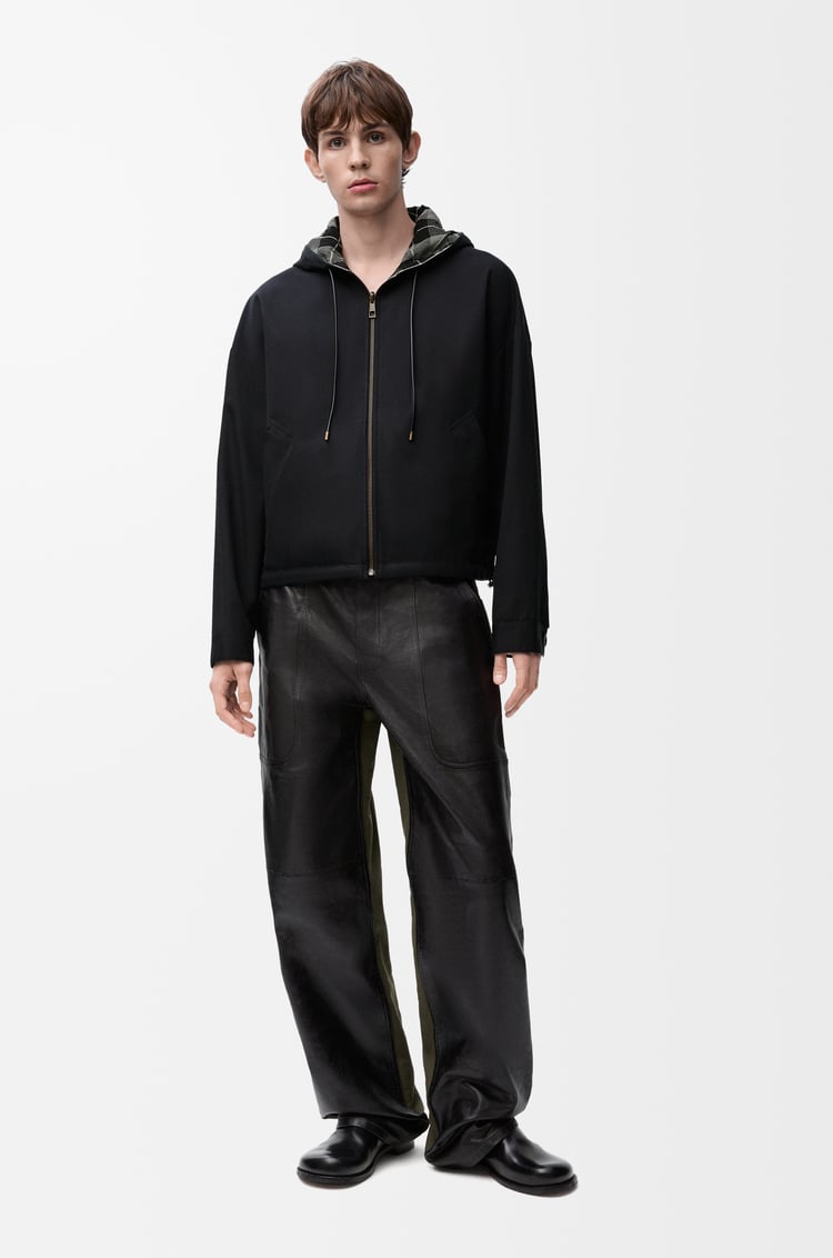 LOEWE Reversible jacket in cotton and silk Black