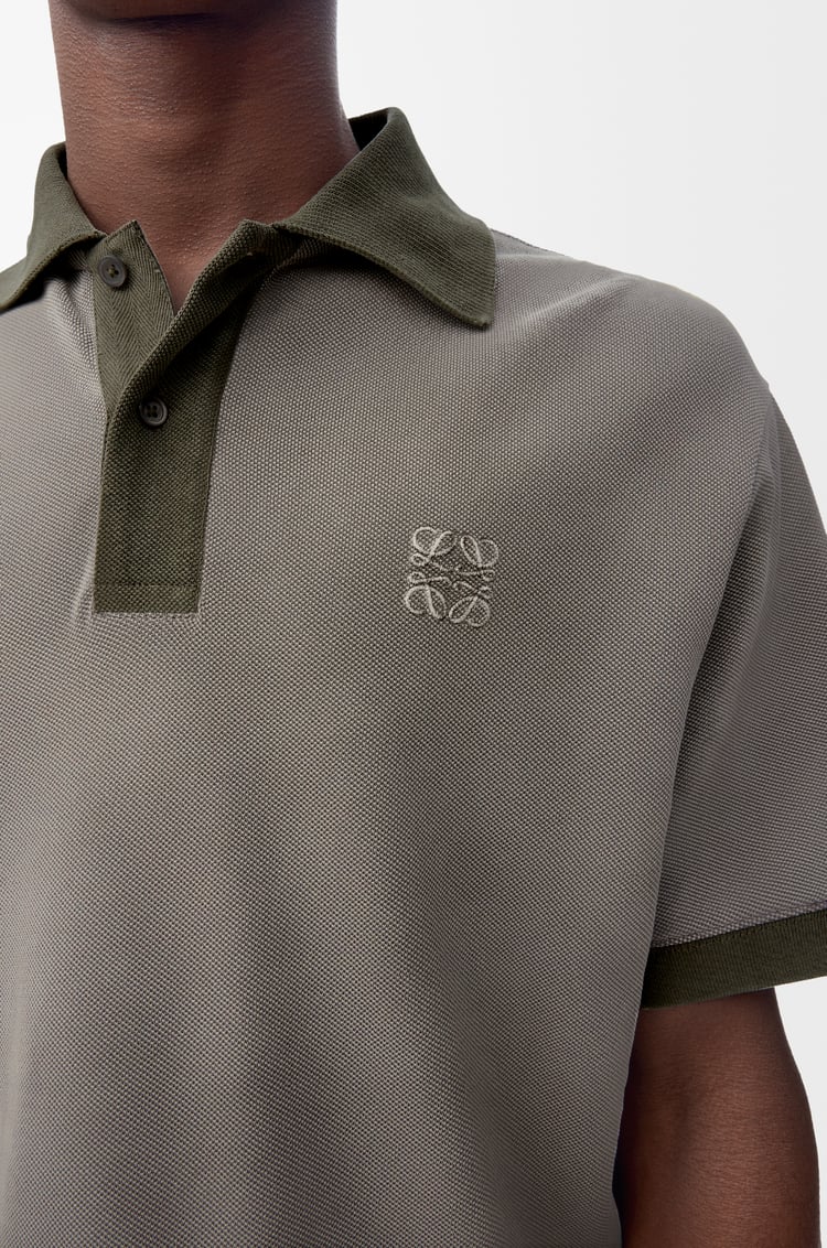 LOEWE Polo 棉質衫 卡其綠