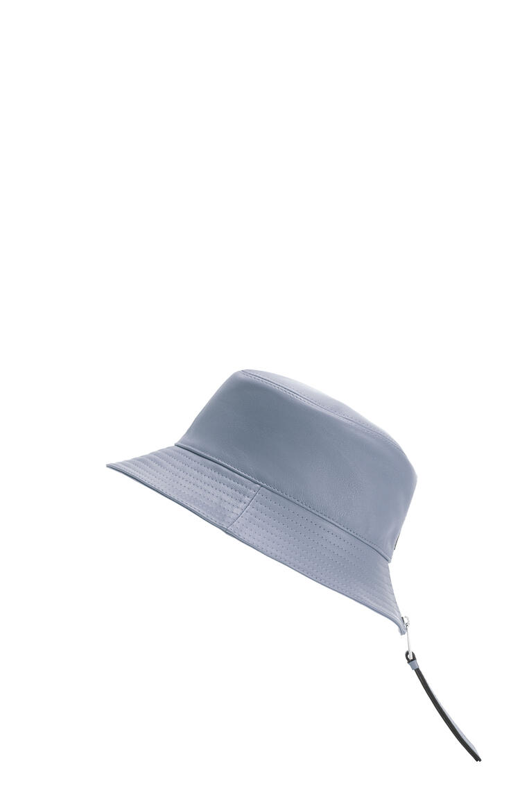 LOEWE Sombrero de pescador en piel napa Azul Atlantico