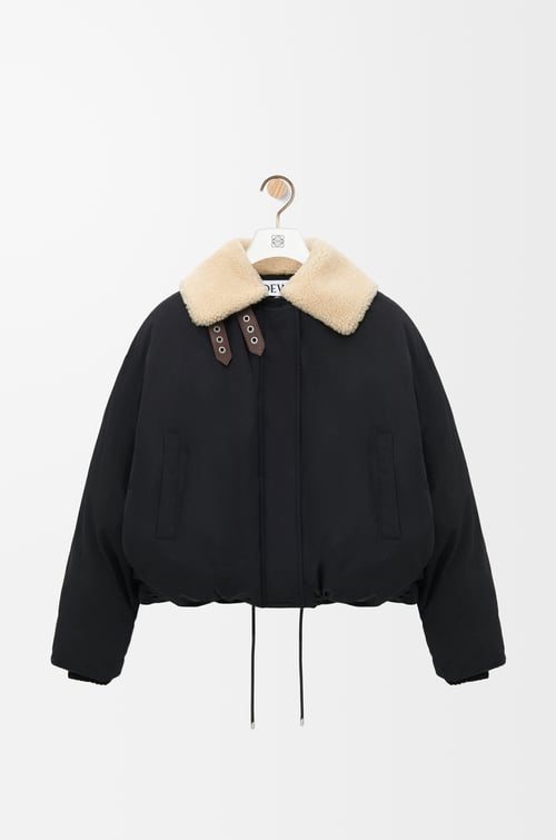 LOEWE パファー ジャケット（テクニカルコットンブレンド） ブラック