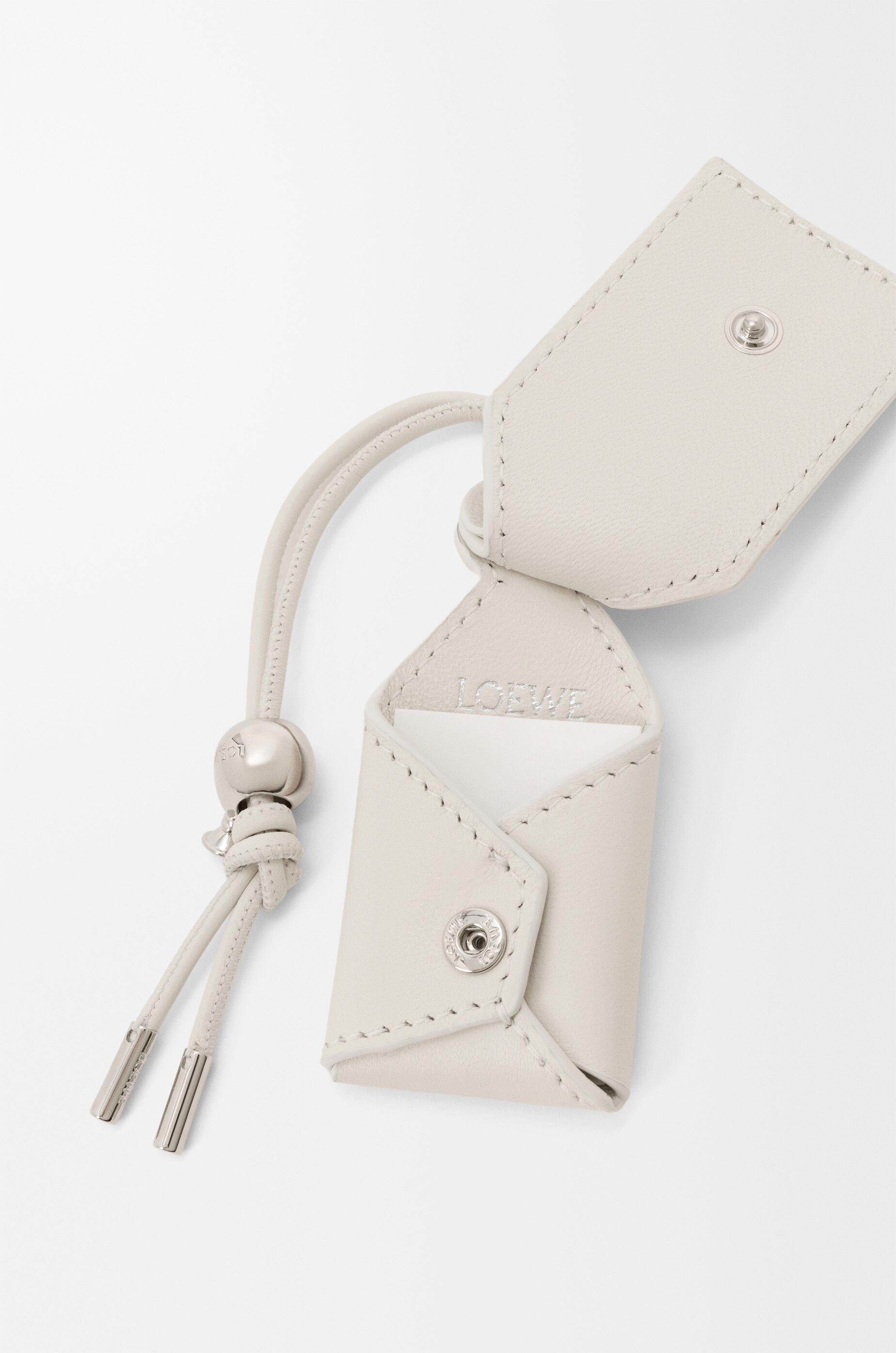 Small Featherlight Puzzle bag in nappa lambskin White - LOEWE USA
