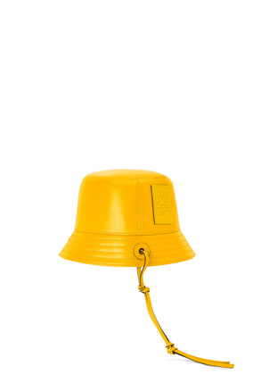 LOEWE Bucket hat in nappa clafskin Mustard plp_rd