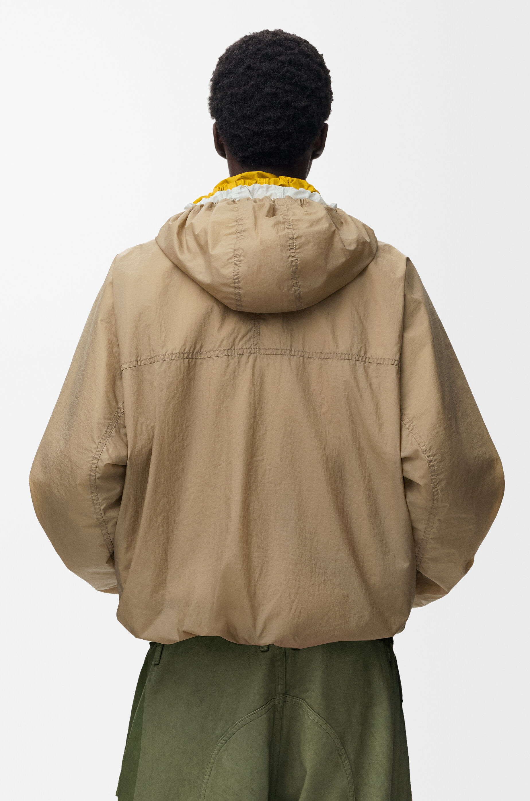 Anorak in technical shell Beige - LOEWE USA Official Website