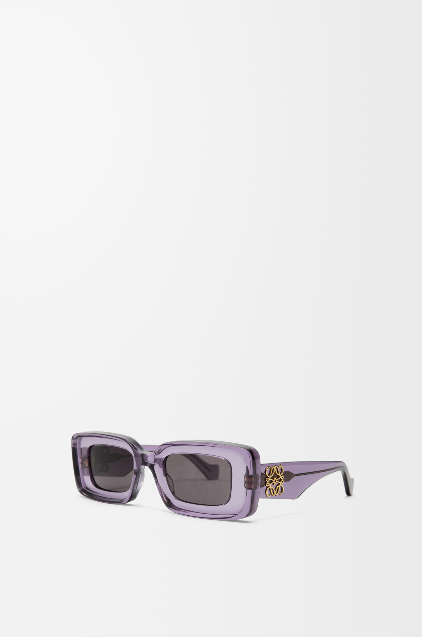 Rectangular sunglasses Purple - LOEWE APAC official website