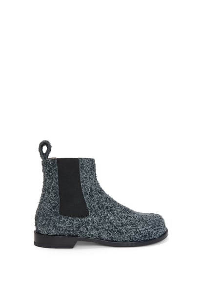 LOEWE Chelsea boot in brushed suede Charcoal