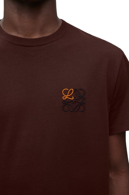 LOEWE Camiseta en algodón Marrón Chocolate plp_rd