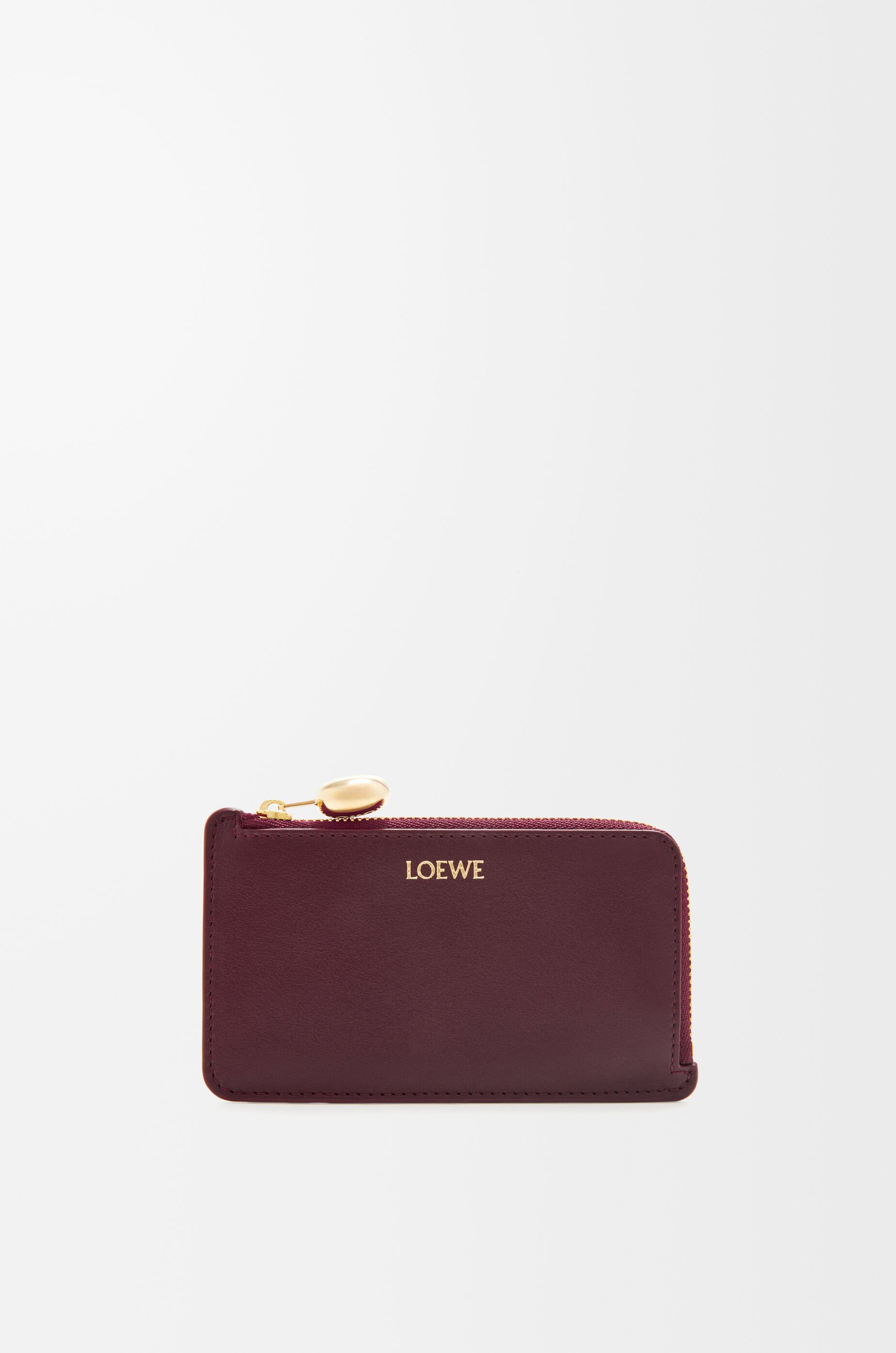 コインカードホルダー（ソフトグレインカーフ） ダークネイビー/シルバー - LOEWE