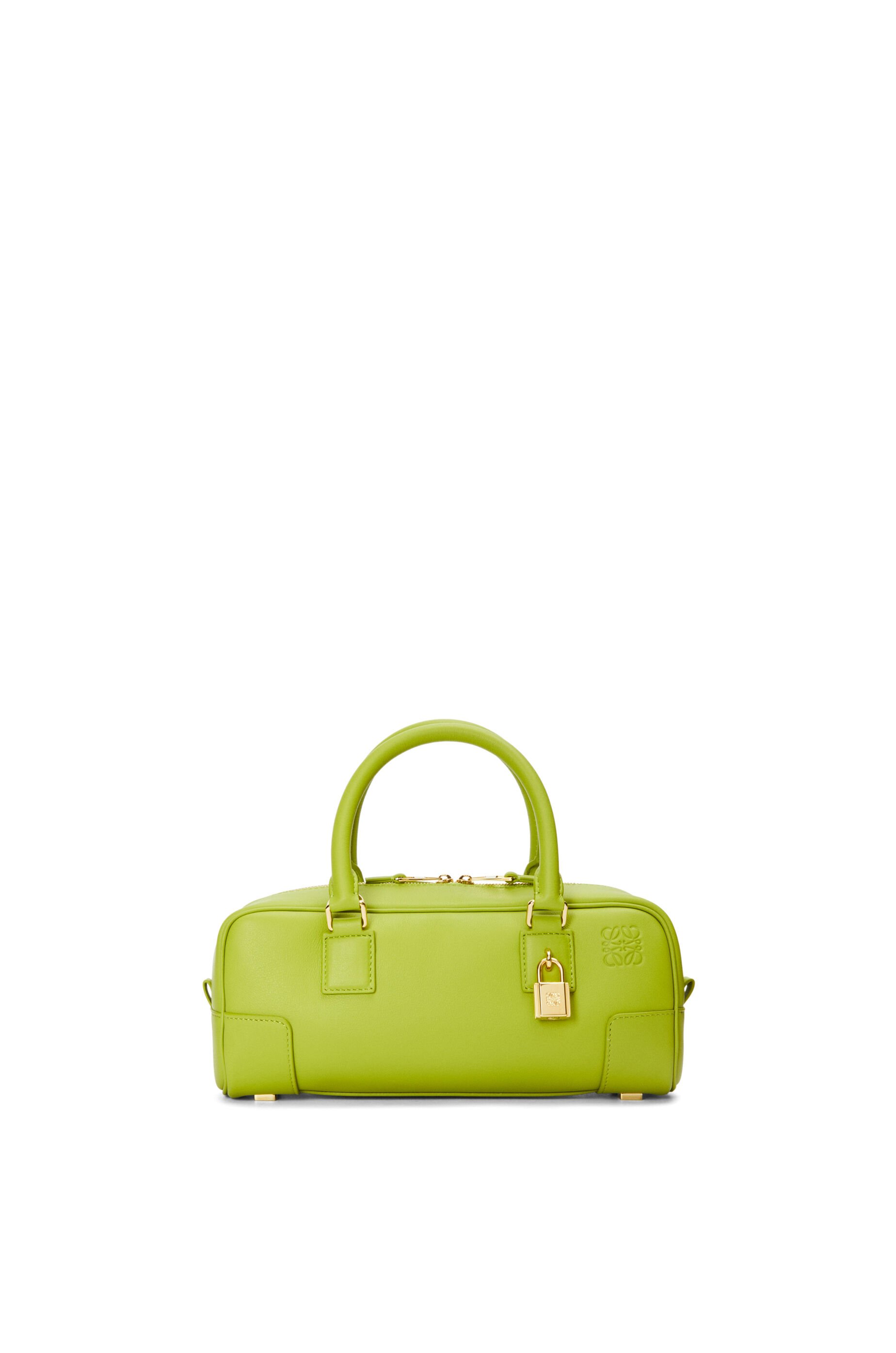 Amazona 23 Cropped bag in nappa calfskin Meadow Green LOEWE