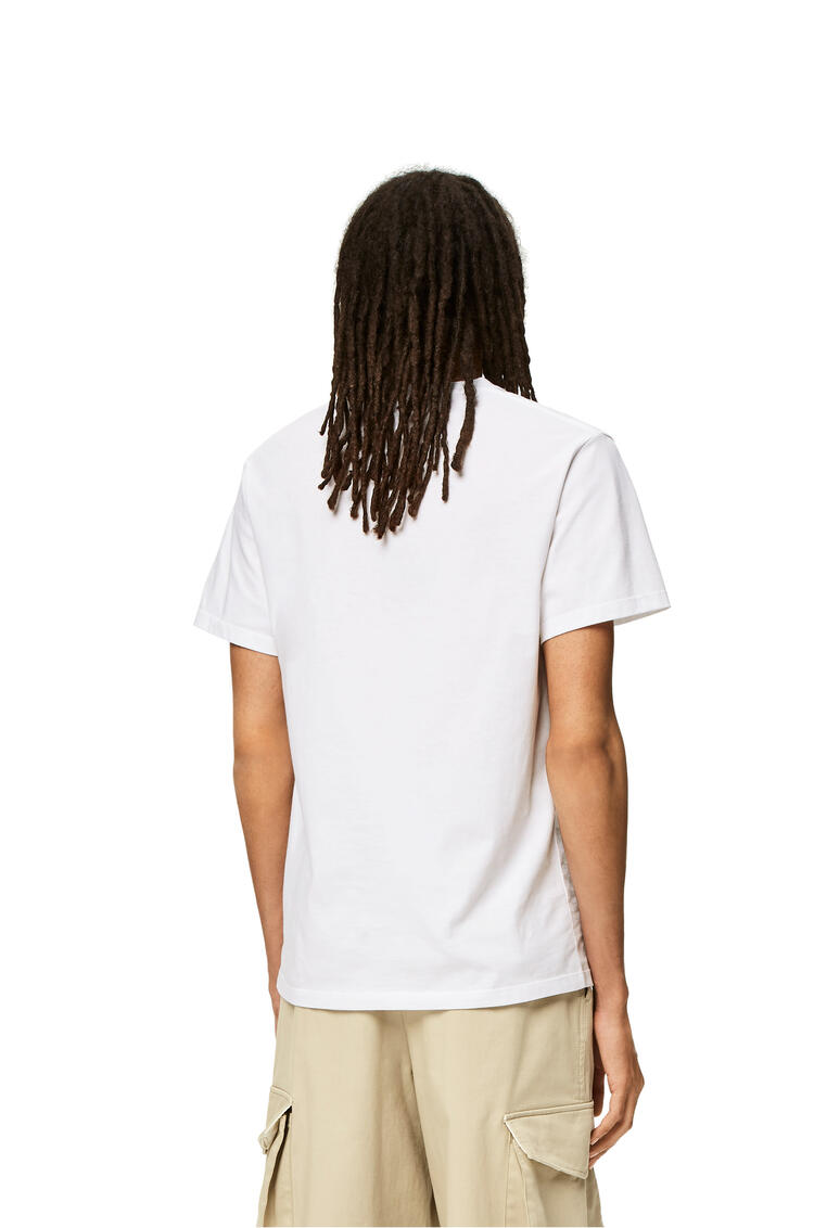LOEWE Anagram fake pocket T-shirt in cotton White