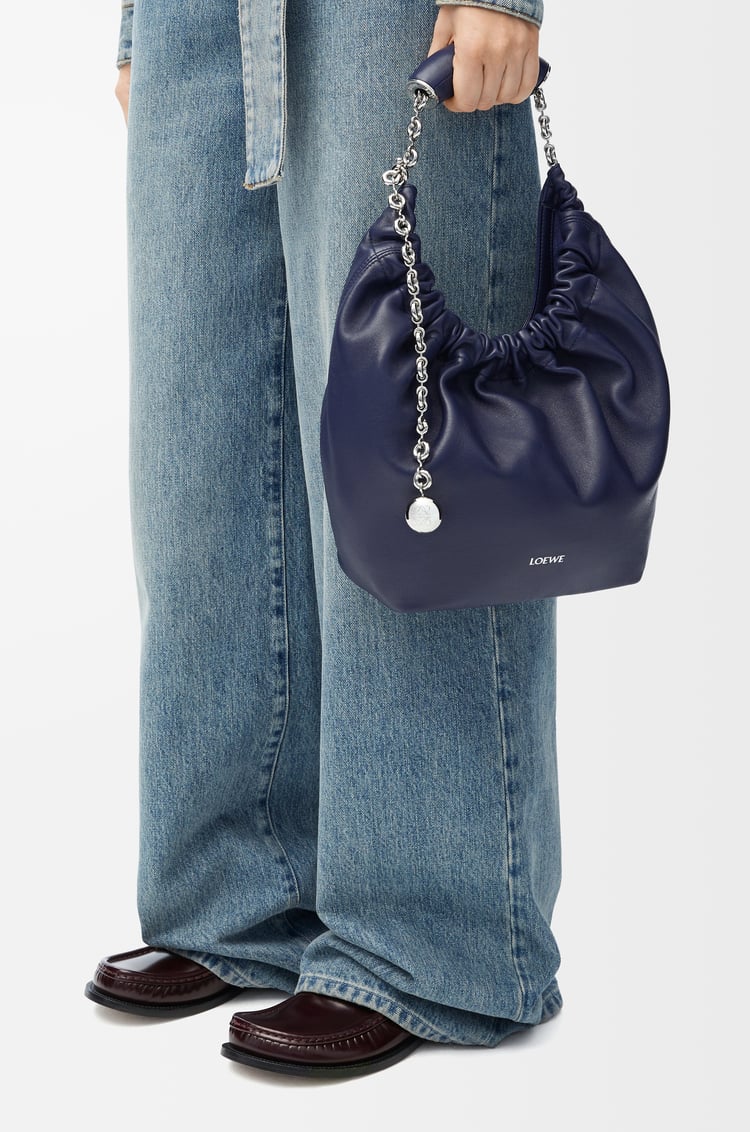 LOEWE スクイーズバッグ スモール（メローナパラム） アビスブルー