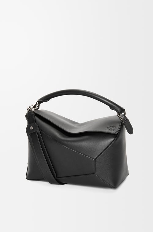 LOEWE パズルエッジ バッグ ミディアム（クラシックカーフ） ブラック