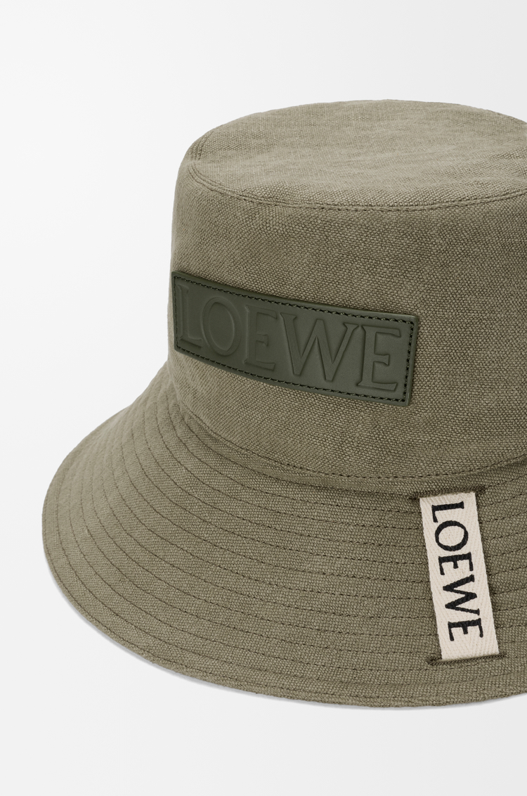 LOEWE Fisherman hat in canvas Dark Khaki