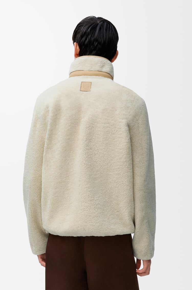 LOEWE Anorak in shearling Ivory