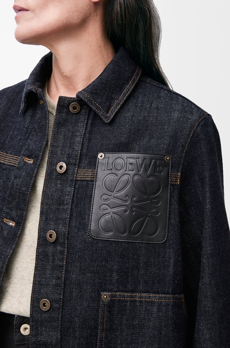 LOEWE Workwear jacket in denim Indigo Blue
