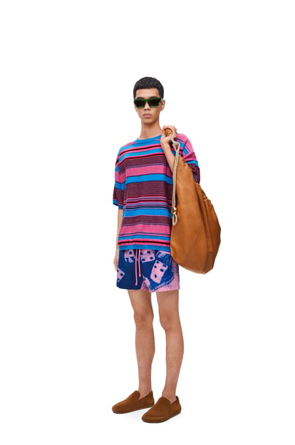 LOEWE Sweater in linen and cotton Pink/Multicolor plp_rd