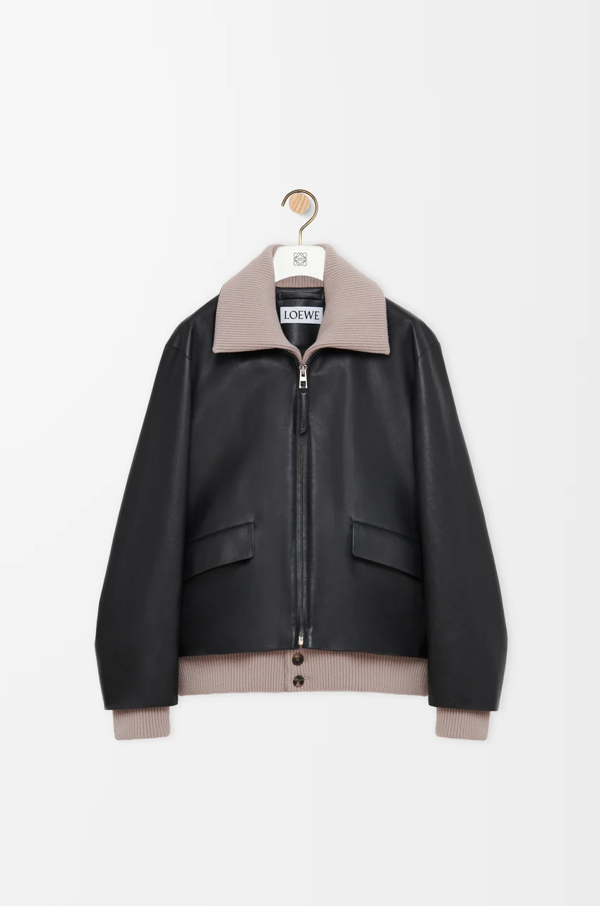 Jacket in nappa buffalo skin