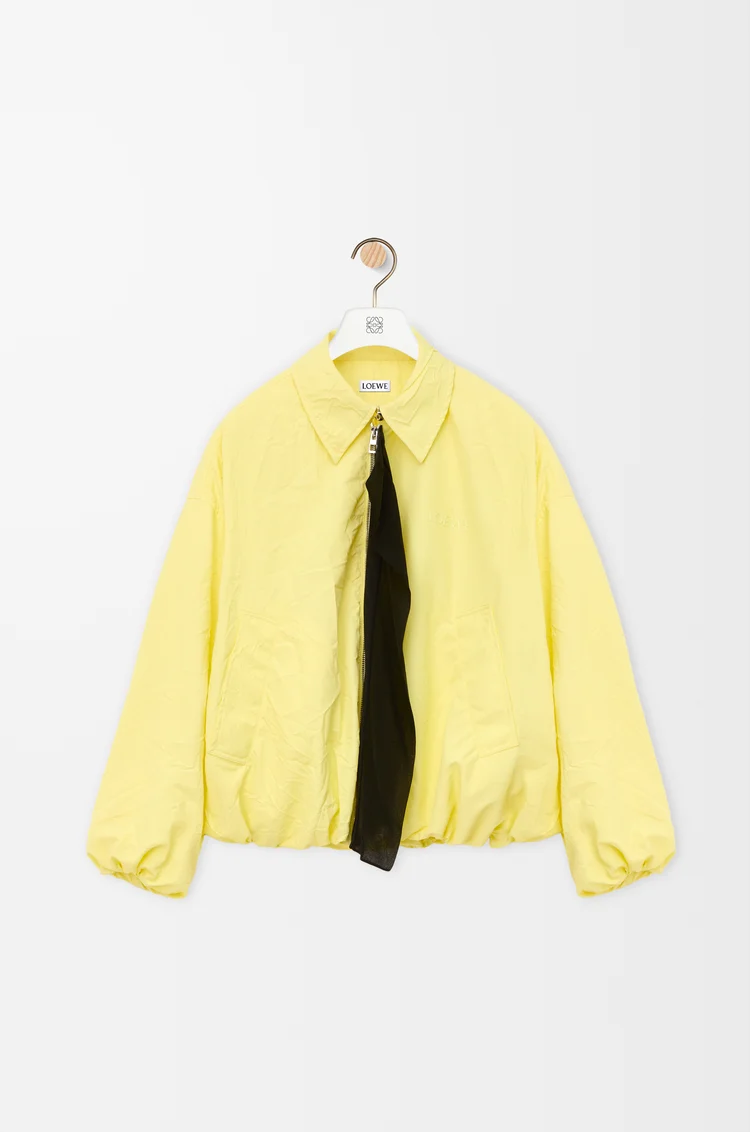 LOEWE Chaqueta en tejido técnico Amarillo Claro