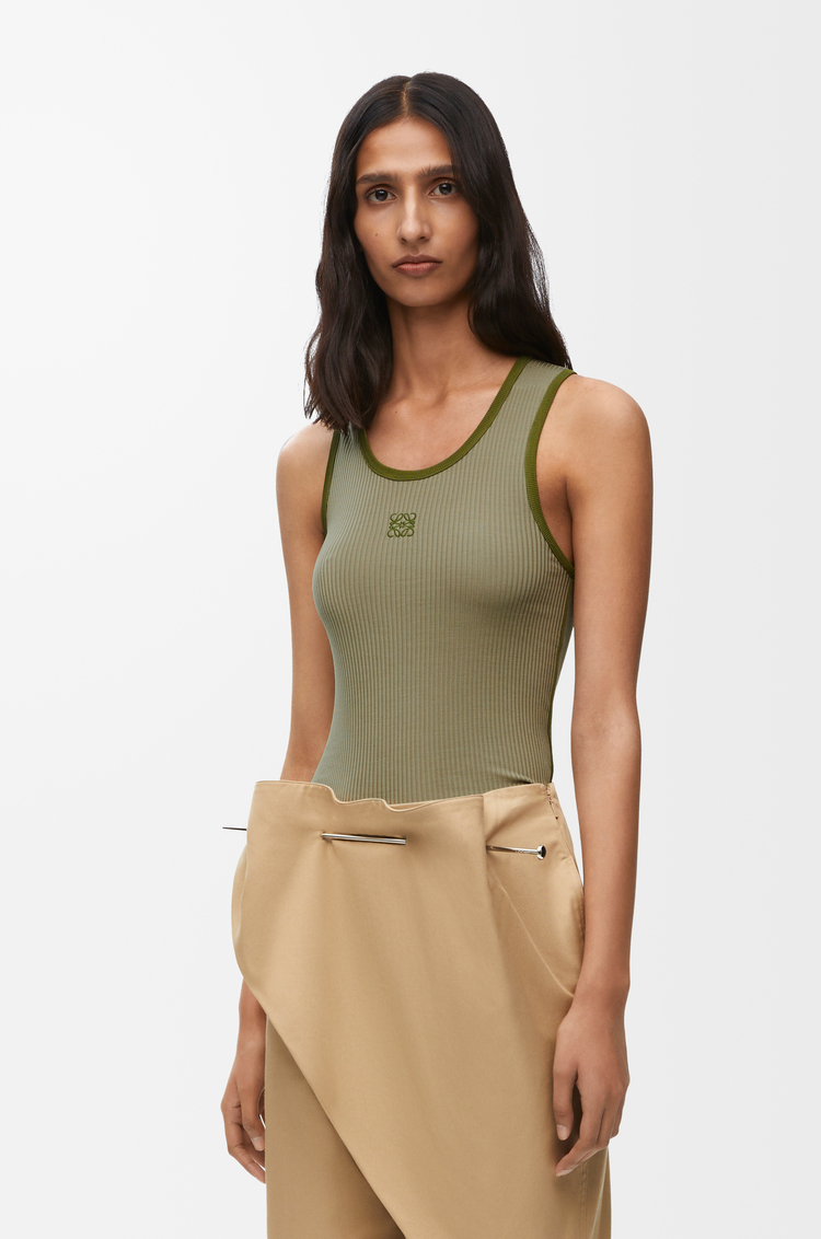 Tank top in silk