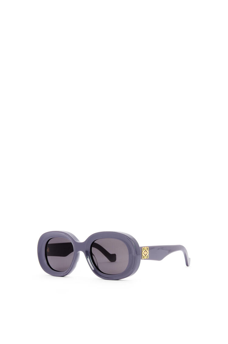 LOEWE Gafas de sol ovaladas en acetato Lila Empolvado