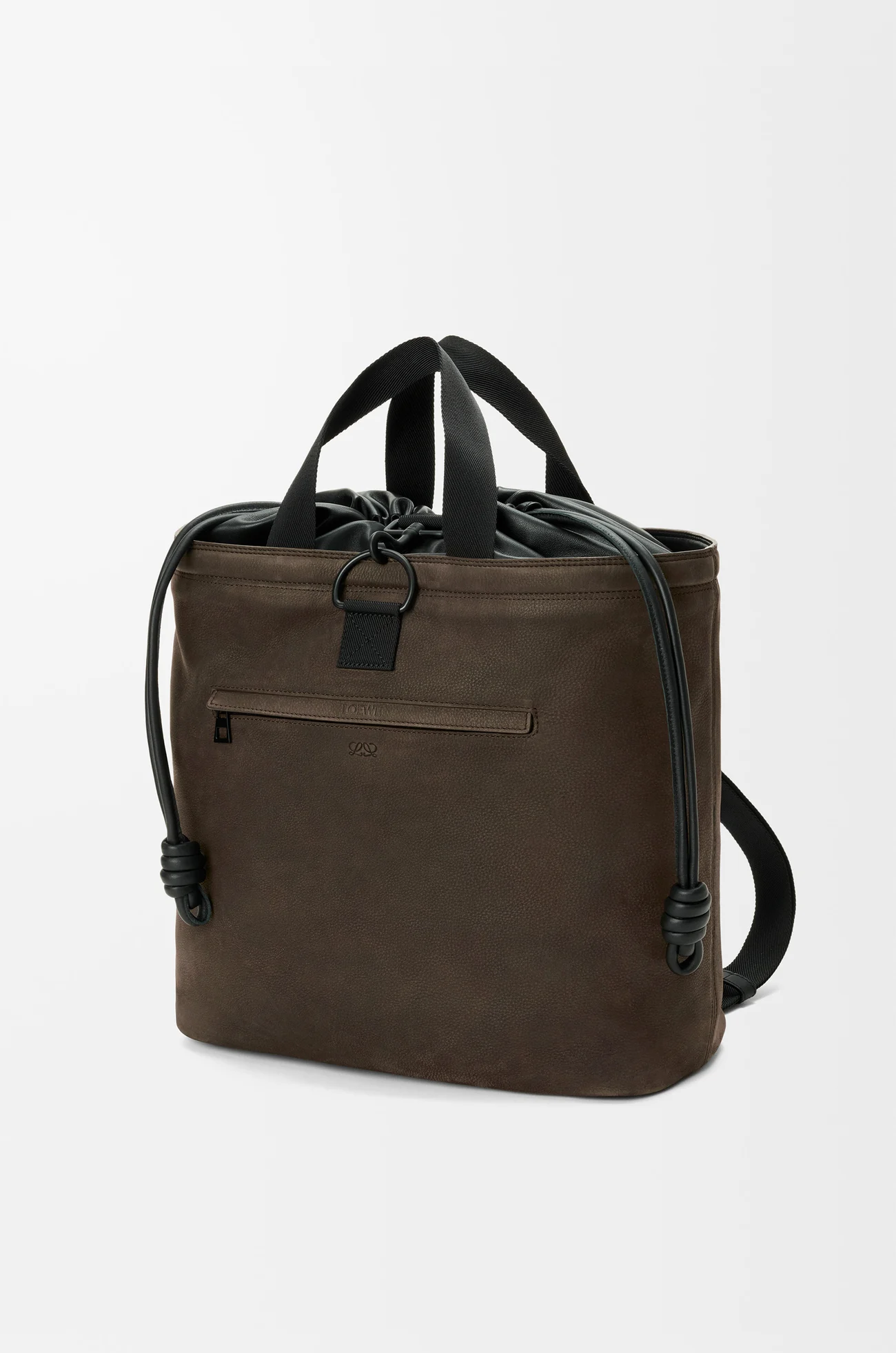 LOEWE Mochila Squad en nobuk Caqui Rtw
