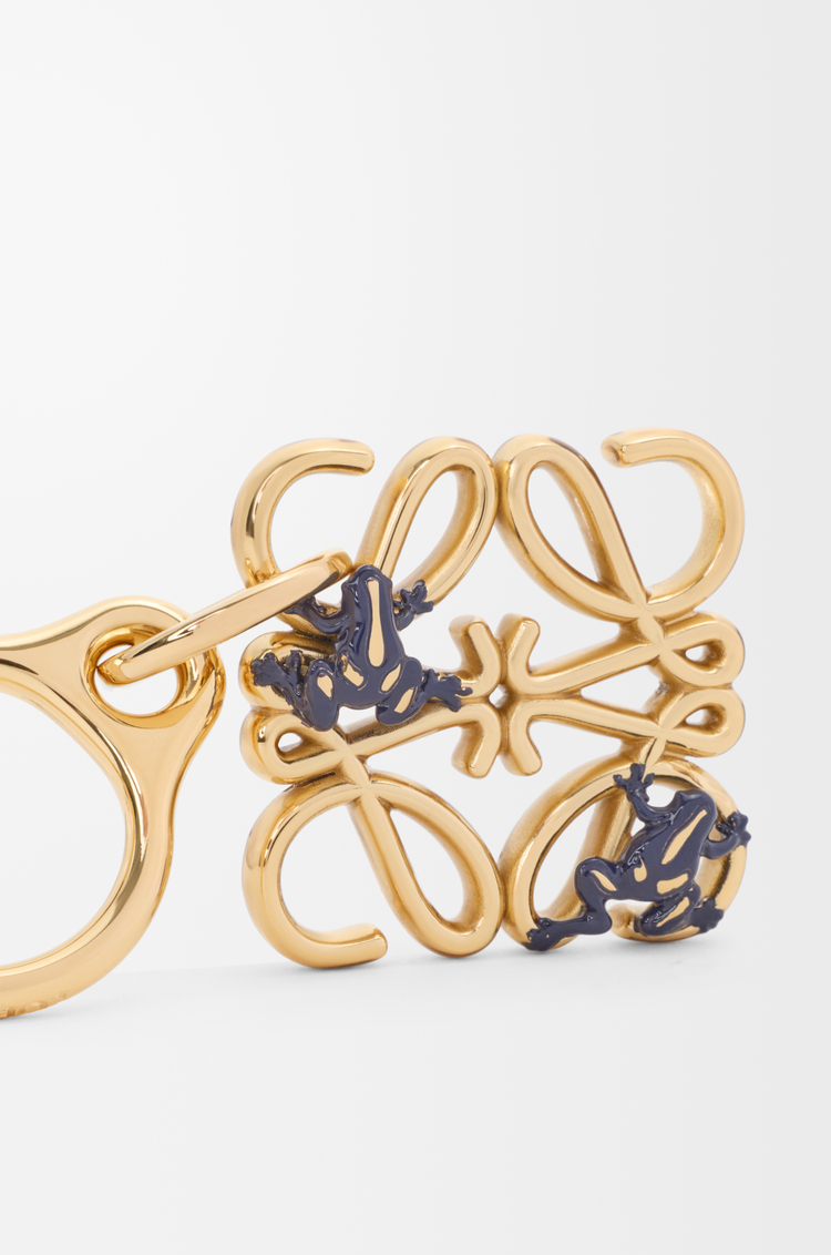 LOEWE 青蛙 Anagram 挂饰 Gold/Blue