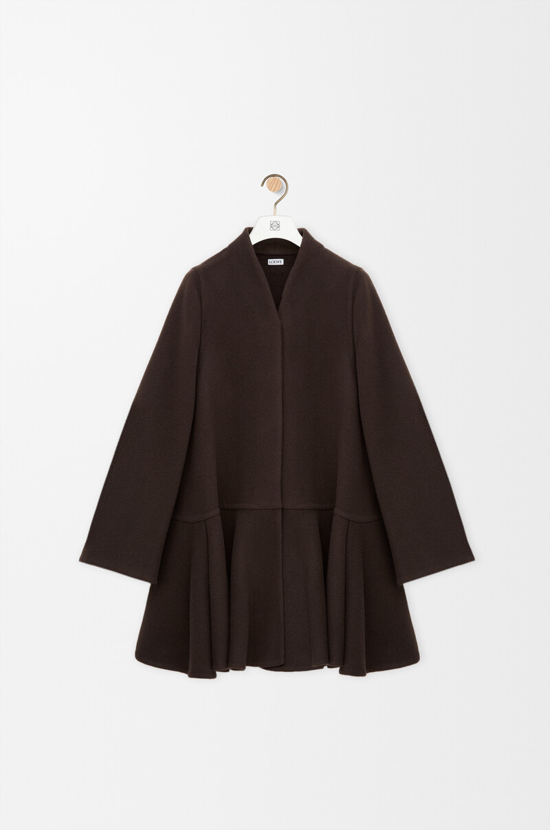 Short coat in wool and cashmere by LOEWE