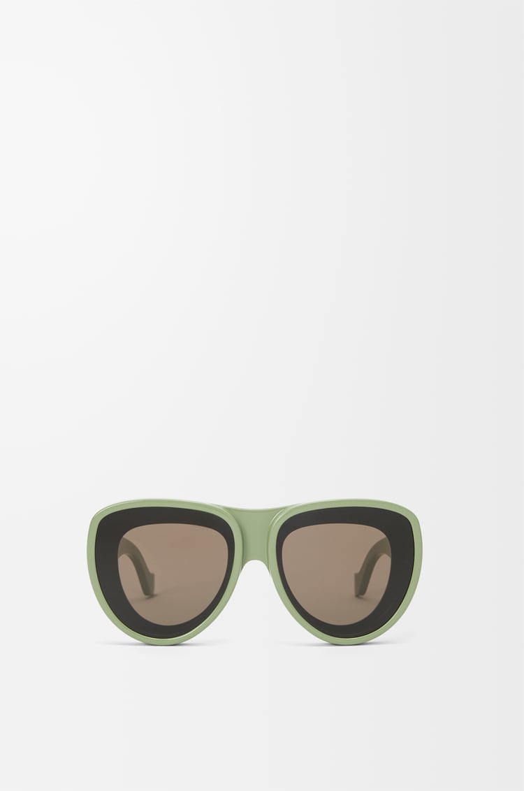 LOEWE Front lenses aviatior sunglasses Grey Green