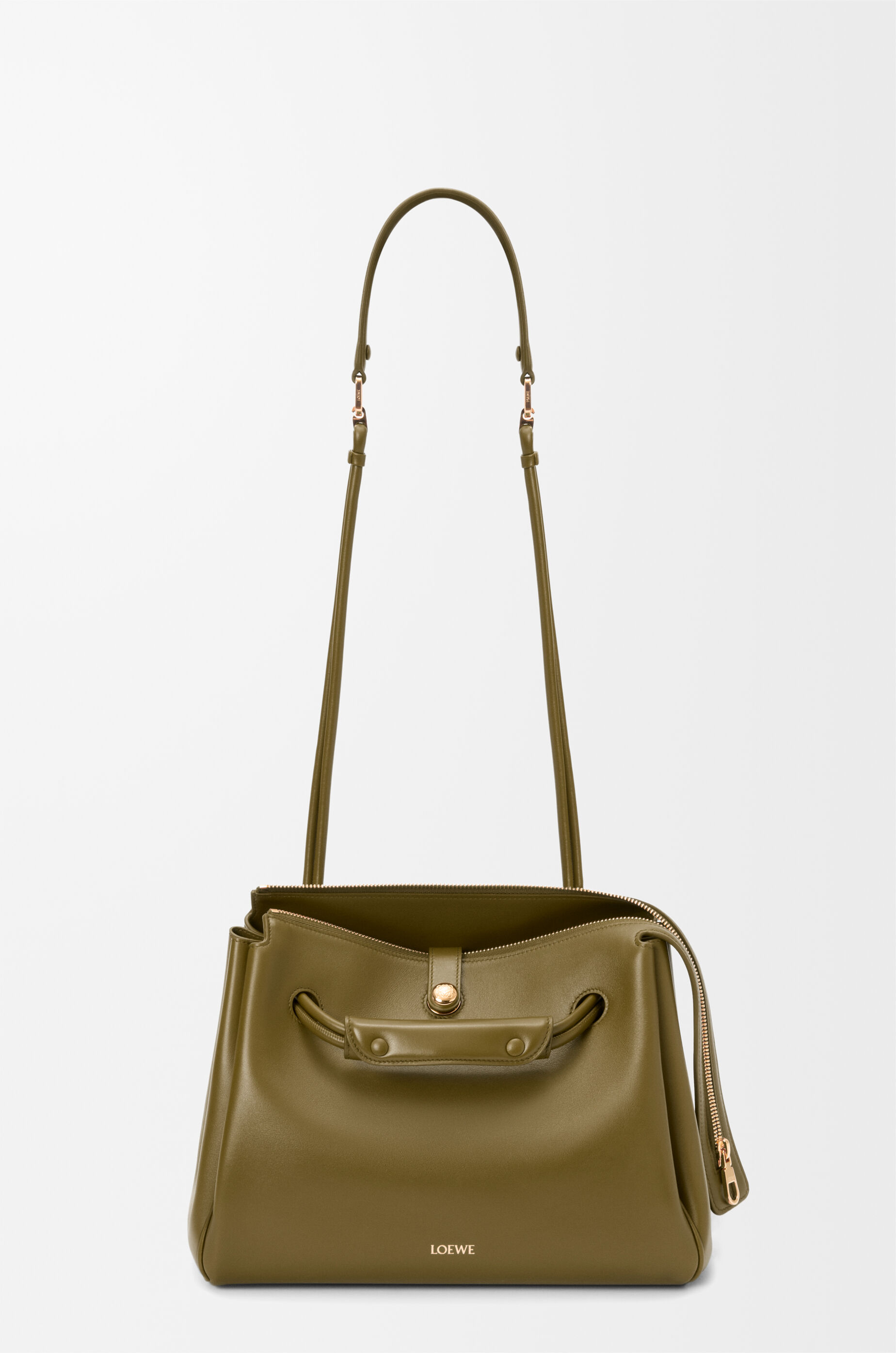 マドリードバッグ（サプルカーフ） グリーン - LOEWE