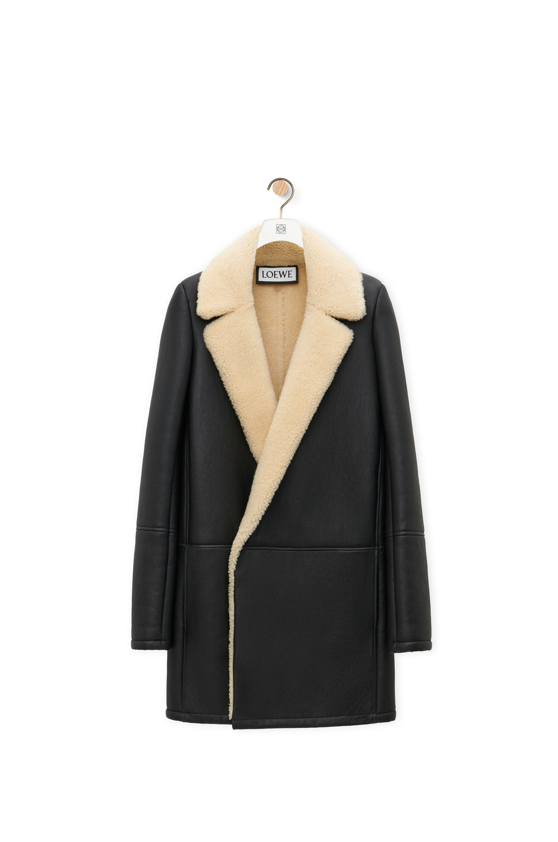 Loewe shearling coat online