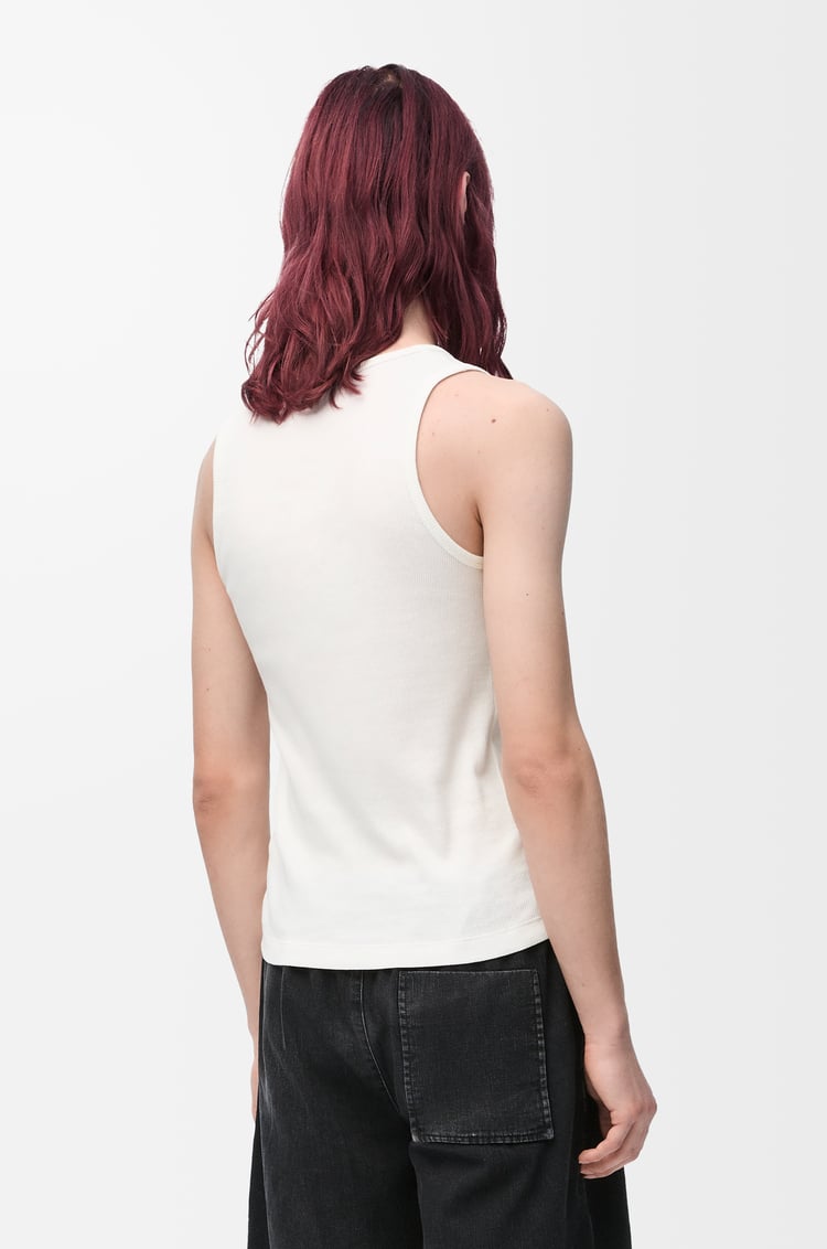 LOEWE Anagram tank top in cotton White