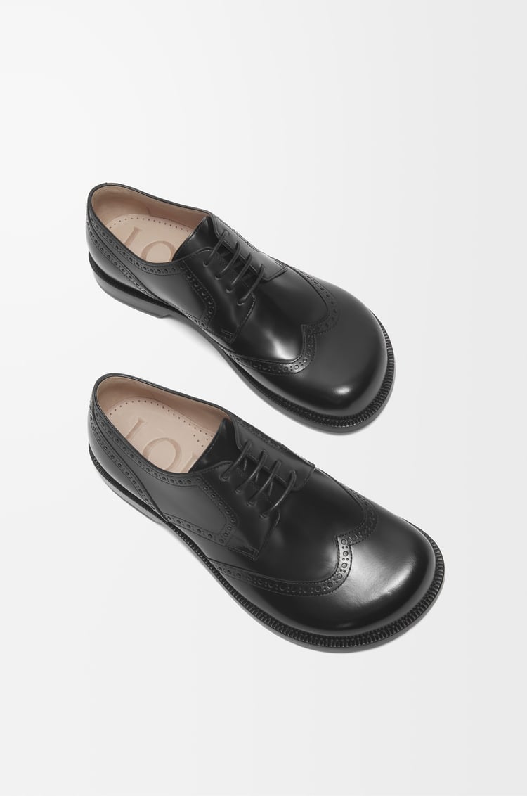 LOEWE Derby brogue Campo en piel de ternera Negro