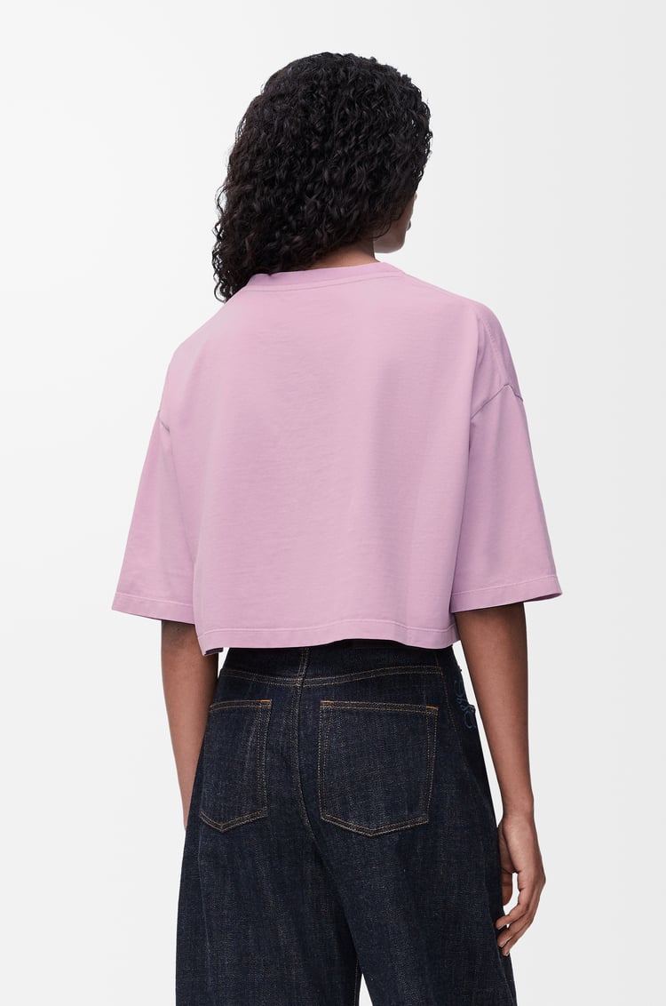 LOEWE クロップド Tシャツ（コットン） ライラック