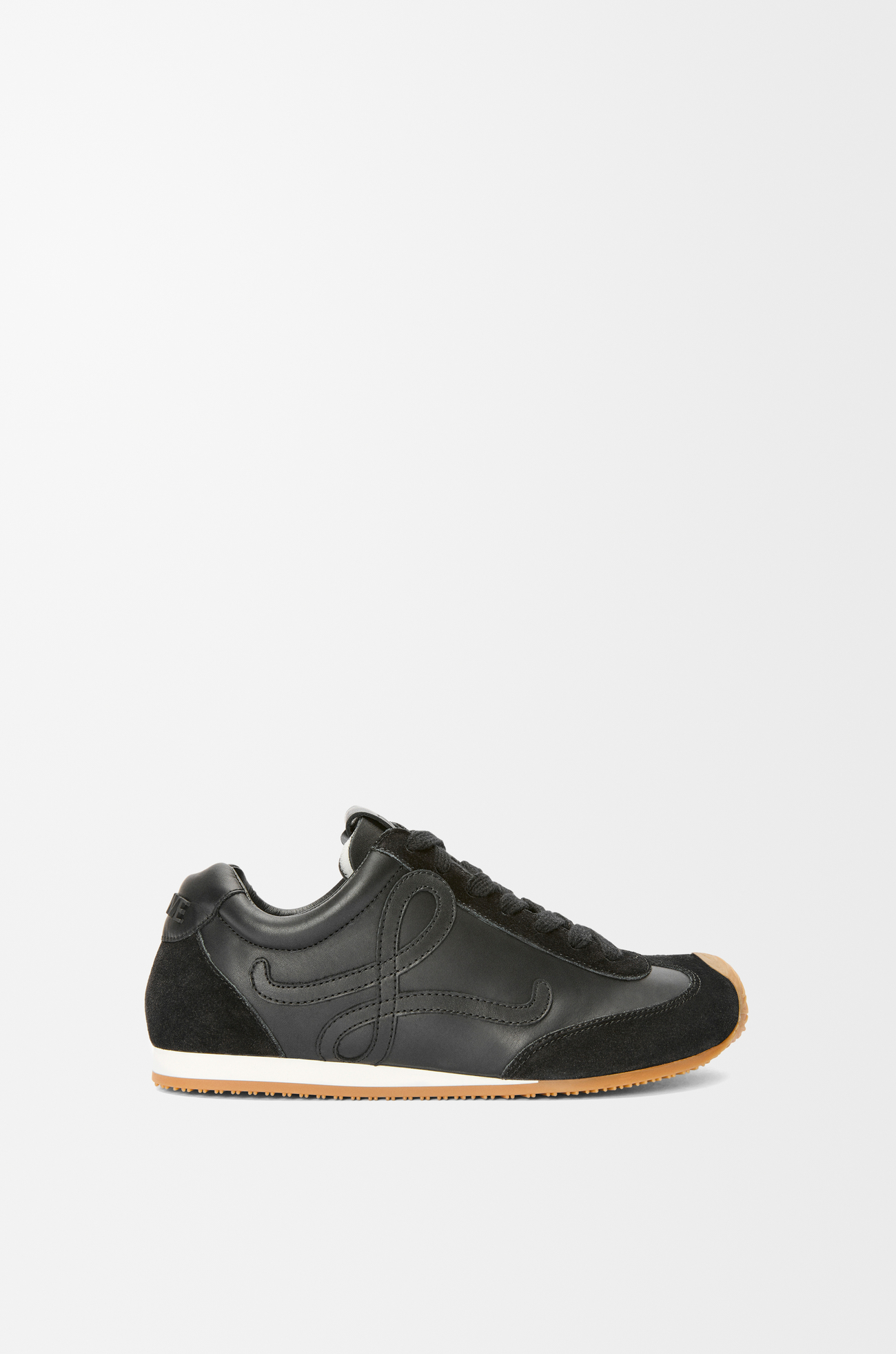 LOEWE Zapatilla Ballet Runner 2.0 en piel de ternera Negro