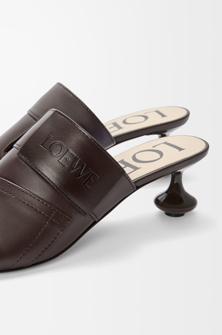 LOEWE Toy Panta slide in lambskin Brownie