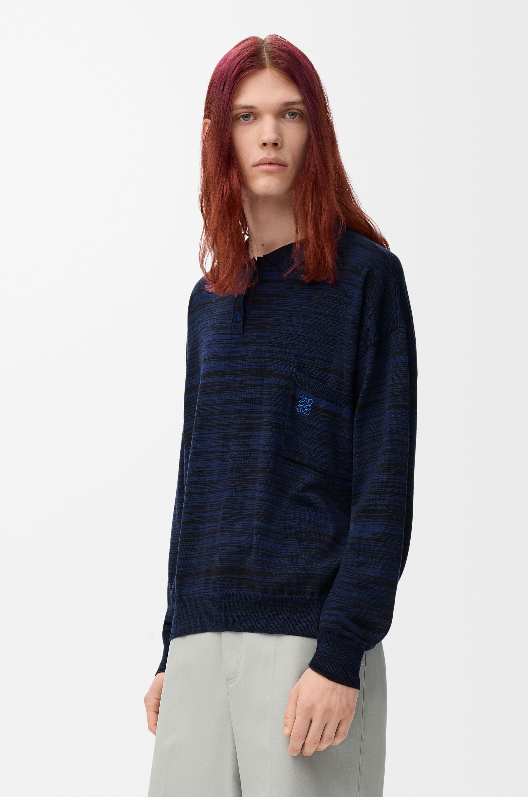 LOEWE ロエベ 襟付き ニット POLO SWEATER ポロ セーター