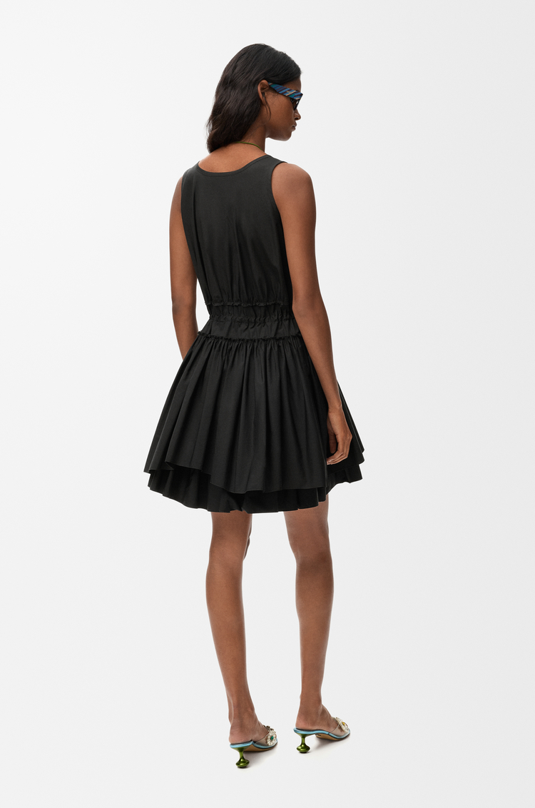 LOEWE Robe en coton Noir