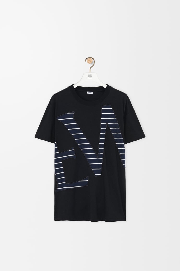 LOEWE Camiseta de corte holgado en algodón Negro