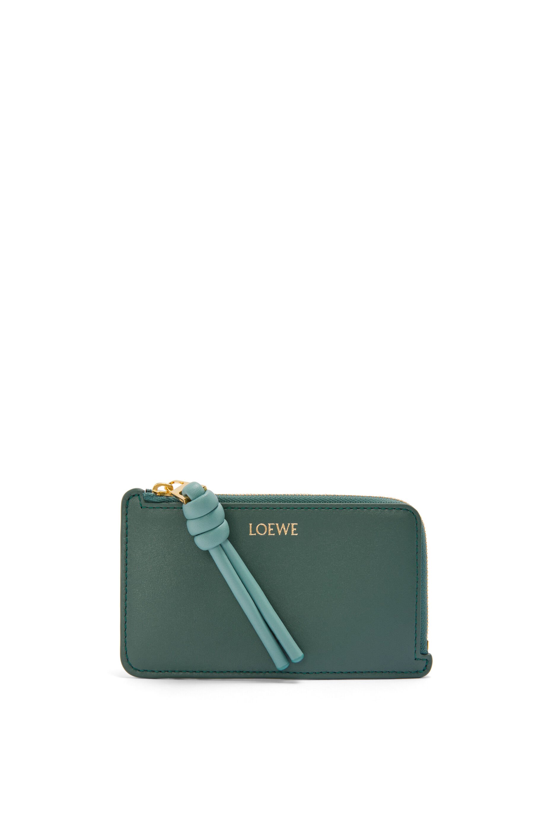 ノット コインカードホルダー（シャイニーナパカーフ） メープル/ペーパークラフト - LOEWE