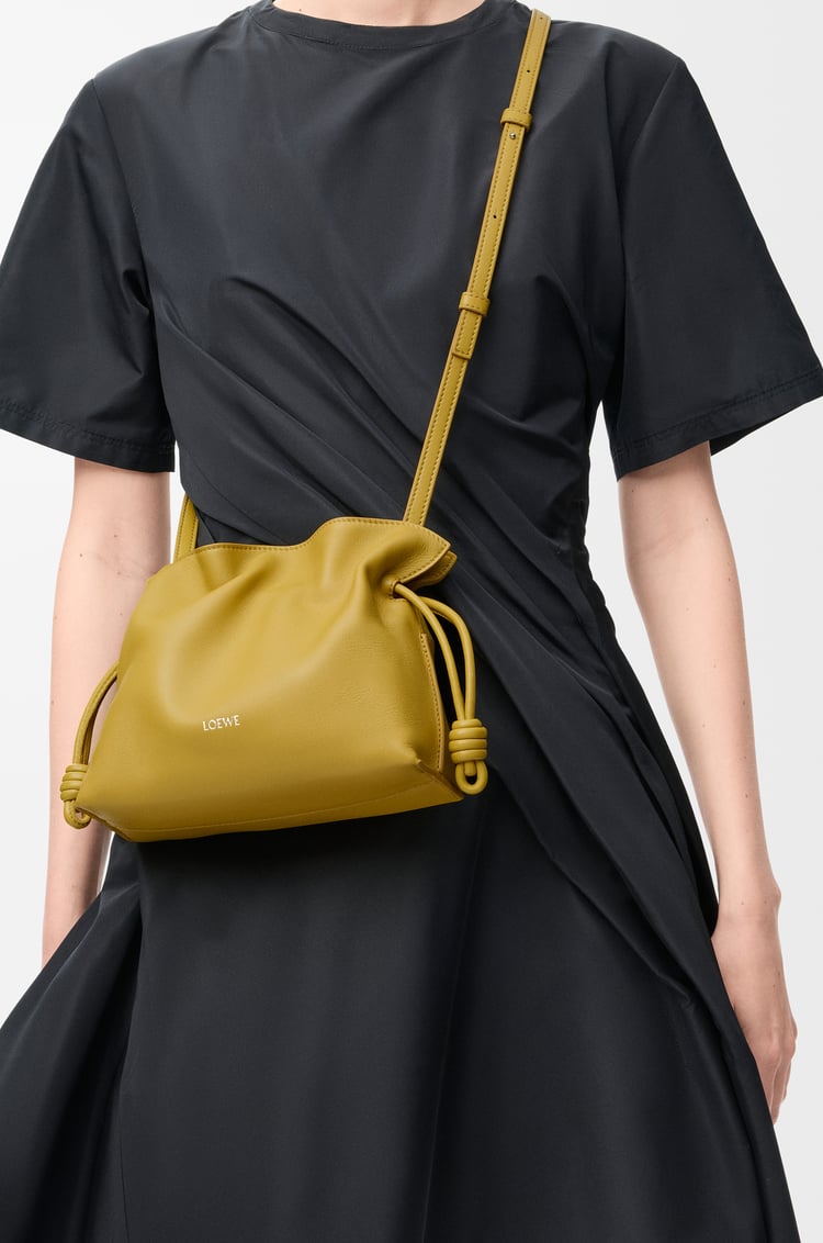 LOEWE フラメンコクラッチ ミニ（ナパカーフ） ジンジャー