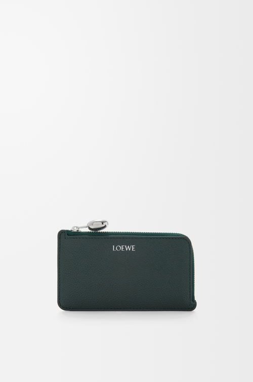 LOEWE Pebble coin cardholder in pebble grained calfskin Sherwood