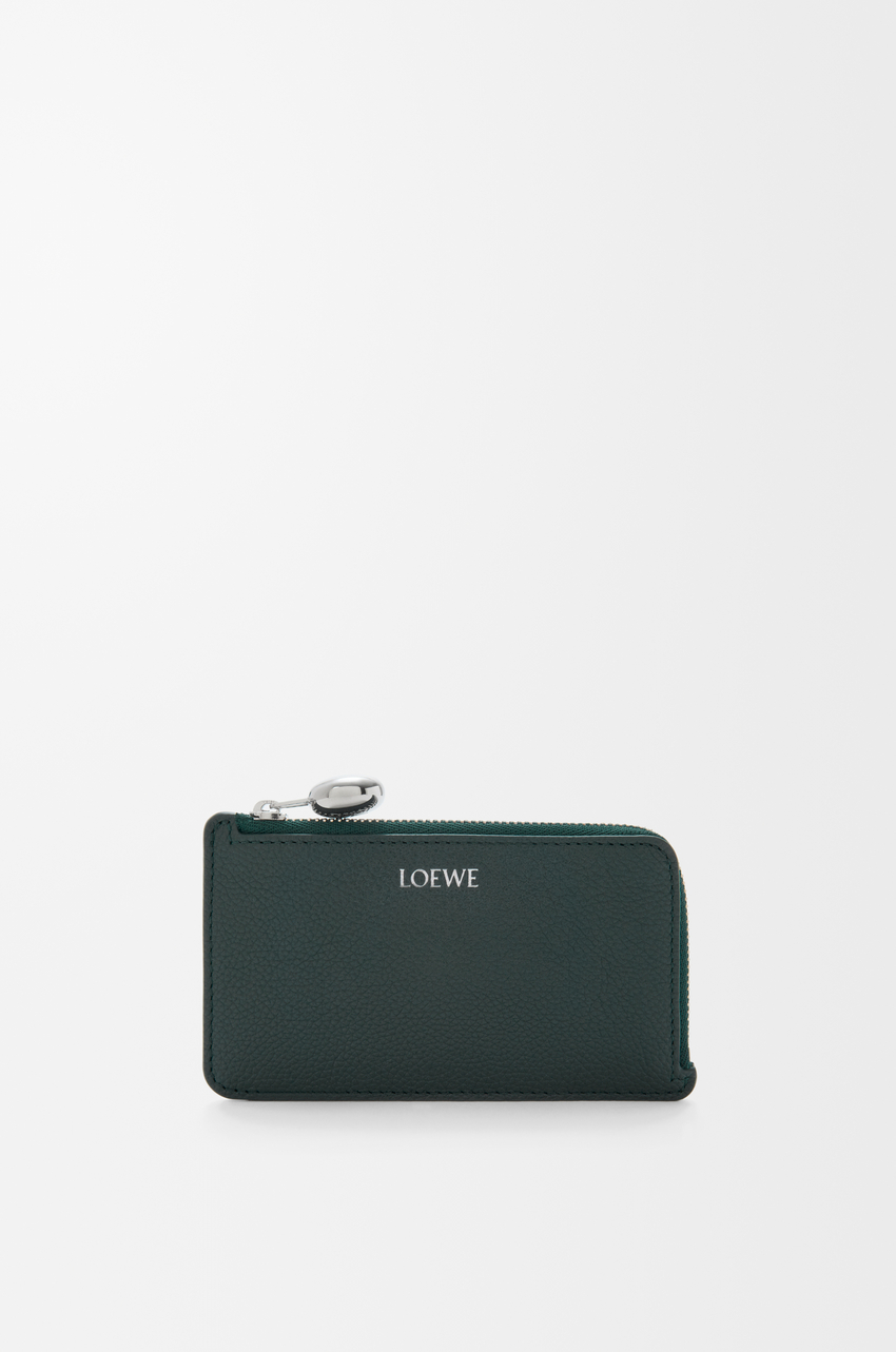 Pebble coin cardholder in pebble grained calfskin