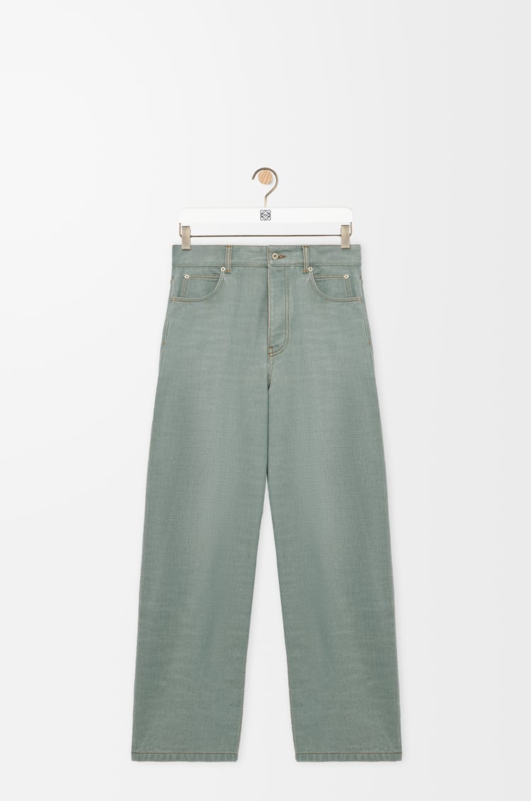 LOEWE Jeans in denim Khaki Green