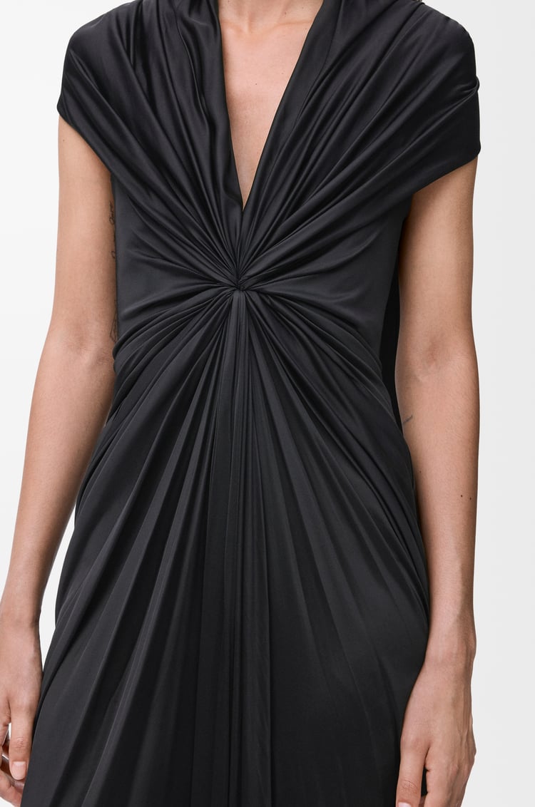 LOEWE 粘胶纤维连衣裙 黑色