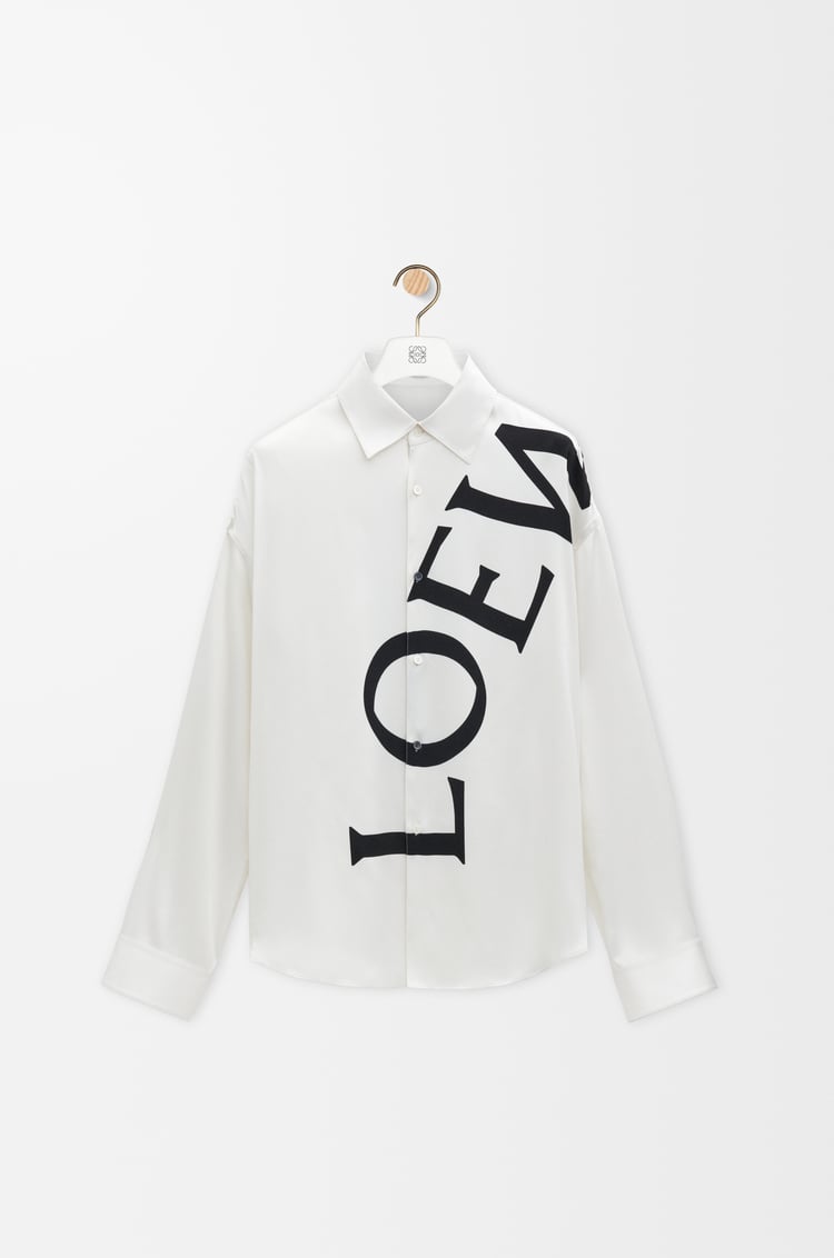 LOEWE Shirt in silk White